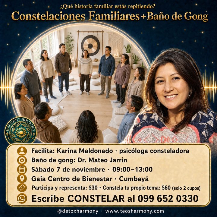 The November workshop: constellations and a gong bath